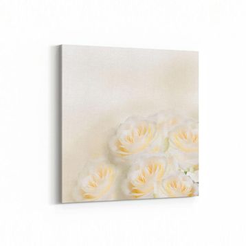 Olla 11576K Çiçek Görseli Kare 25x25 cm Kanvas Tablo