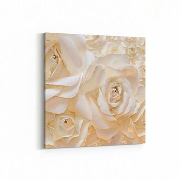 Olla 11582K Çiçek Görseli Kare 25x25 cm Kanvas Tablo