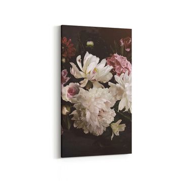 Olla 11764DD Çiçek Görseli Dikey Dar 30x60 cm Kanvas Tablo