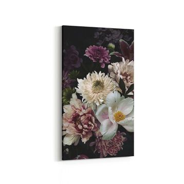 Olla 11768DD Çiçek Görseli Dikey Dar 30x60 cm Kanvas Tablo