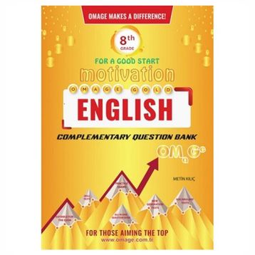 Omage Yayınları 8. Sınıf LGS Gold Englısh Question Bank