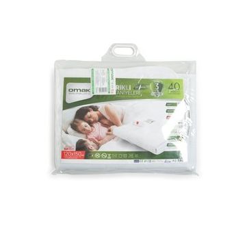 Omak Çift Kişilik Beyaz 120x150 cm Elektrikli Battaniye