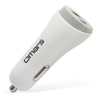 Omars 4.8A Çift USB Çıkışlı Araç Şarj Cihazı
