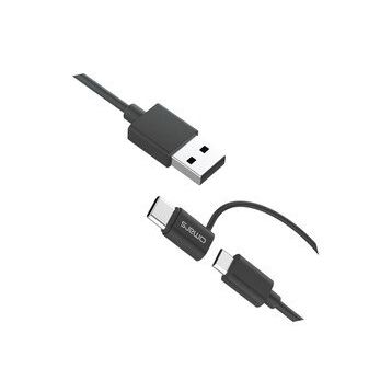 Omars İkisi Bir Arada Type-C Micro USB Şarj ve 1.2 mt Data Kablosu