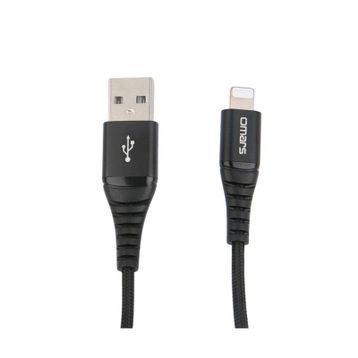 Omars MFI Lightning iPhone Hızlı Şarj ve 1 mt Siyah Data Kablosu