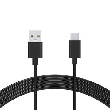 Omars Siyah USB Type-C 3A Şarj ve Data Kablosu