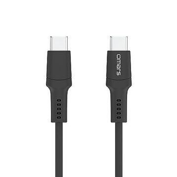 Omars Type-C 3A Hızlı Şarj ve Siyah Data Kablosu