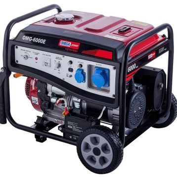 Omega OMG-6000E 6 kVA Monofaze Marşlı Benzinli Jeneratör