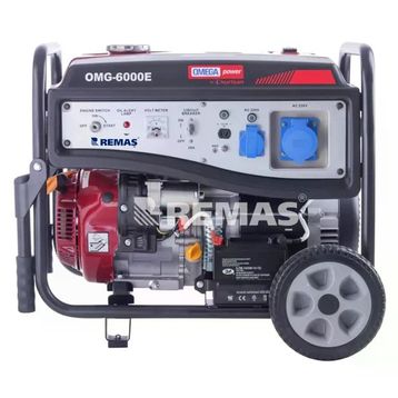 Omega OMG-6000E 6 kVA Monofaze Marşlı Benzinli Jeneratör