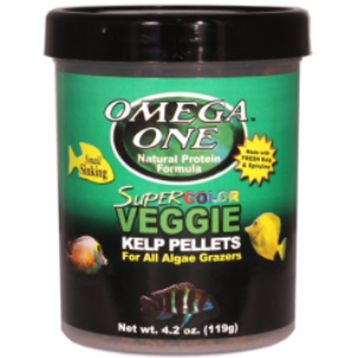 Omega One - Super Color Veggie Kelp Small Pellets 270 ml 119 gr Balık Yemi
