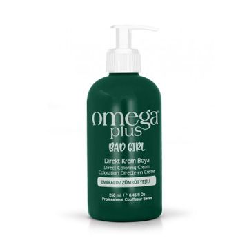 Omega Plus 250 ml Bad Girl Zümrüt Yeşili Amonyaksız Renkli Saç Boyası