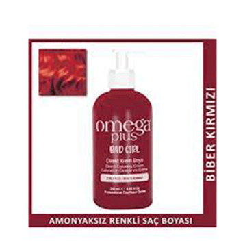 Omega Plus Bad Girl Biber Kırmızısı Saç Boyası