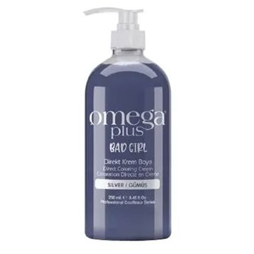 Omega Plus Bad Girl Gümüş Silver Amonyaksız Renkli Saç Boyası