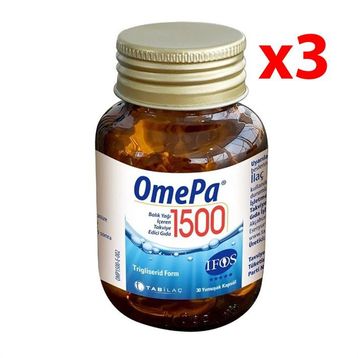 OmePa 1500 mg Balık Yağı 3x30 Kapsül