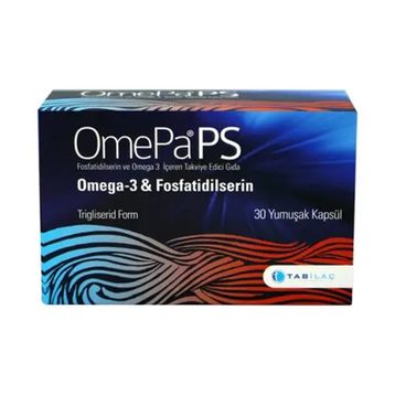 OmePa PS Omega 3 Fosfatidilserin 30 Kapsül