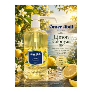 Ömer Abdi Tuncer 750 ml Limon Kolonyası
