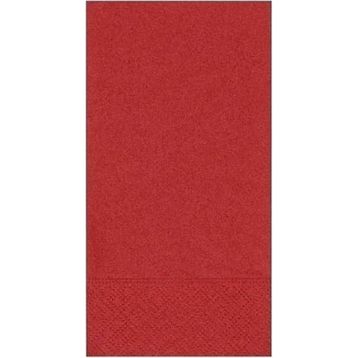 Omnipazar 100 Adet Kırmızı 33x33 cm 1/8 Garson Katlama Servis Peçetesi