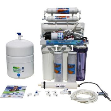 Omnipure 8 lt Ters Ozmoz Premium Filtreli Açık Kasa Pompalı Su Arıtma Cihazı