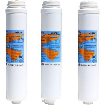 Omnipure Q Serisi Membrane Su Arıtma Cihazları için 3'lü Filtre Seti