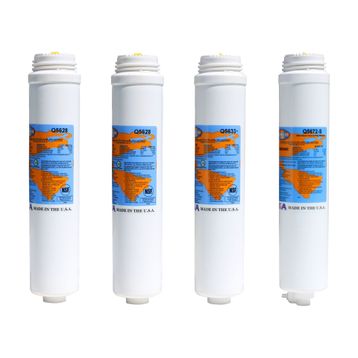 Omnipure Q Serisi Membrane Su Arıtma Cihazları için 4'lü Filtre Seti