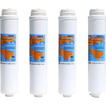 Omnipure Q Serisi Membrane Su Arıtma Cihazları için 4'lü Filtre Seti