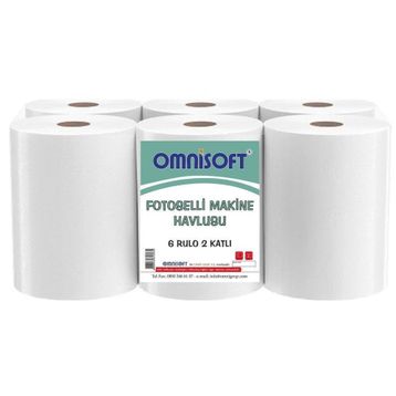Omnisoft 21 cm 6 Rulo Fotoselli Hareketli Kağıt Havlu