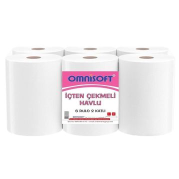 Omnisoft 6 Rulo İçten Çekmeli Kağıt Havlu