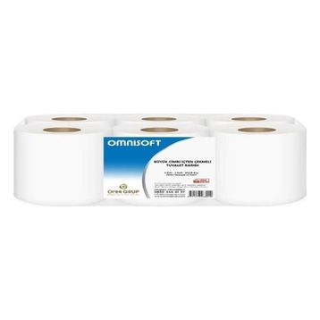 Omnisoft Cimri İçten Çekmeli 6'lı Tuvalet Kağıdı