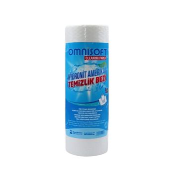 Omnisoft Hydronit Tek Kullanımlık Amerikan Beyaz 50 Yaprak Temizlik Bezi