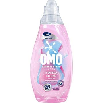Omo Express Fresh Sensitive 37 Yıkama 1480 ml Beyaz ve Renkliler İçin Sıvı Çamaşır Deterjanı