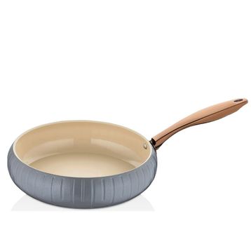 Oms 12001 Allure Pure Ceramic 7 Parça Biogranit Seramik Antrasit Tencere Seti