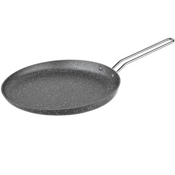 Oms 26 cm Granit Krep Tava gri