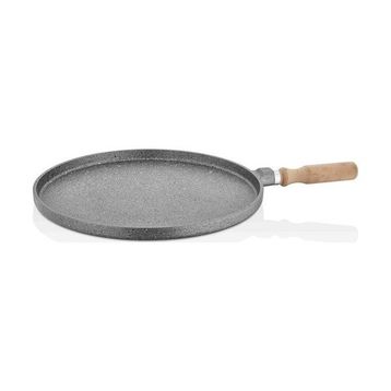Oms 34 cm Çift Taraflı Döküm Tava