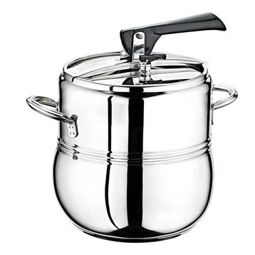 Oms 5104 Paslanmaz 5104 2 Parça Klasik Güveç 22 cm 5 lt Düdüklü Tencere