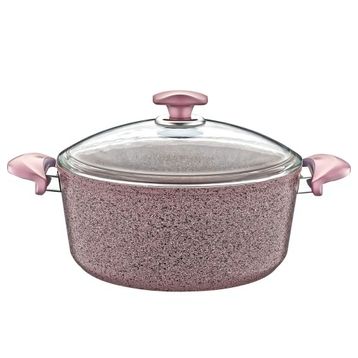 Oms Collection 3110 2 Parça 24x12 cm Gri Bio Granit Derin Tencere