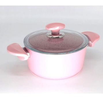 Oms Collection 3110 2 Parça Bio Granit 28x13 cm Pembe Derin Tencere