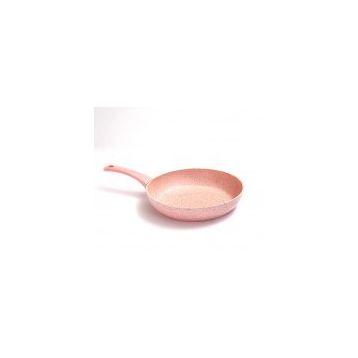 Oms Pembe 26 cm Granit Krep Tavası