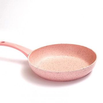 Oms Pembe 26 cm Granit Krep Tavası