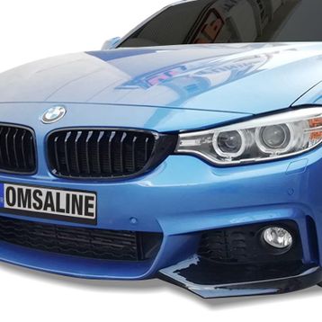 Omsa BMW F32 4 Serisi 2013 ve Sonrası Ön Flap Piano Black