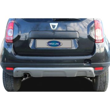 Omsa Dacia Duster 2010-2018 Gri Plastik Difüzör Arka Tampon Altı
