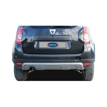 Omsa Dacia Duster 2010-2018 Gri Plastik Difüzör Arka Tampon Altı