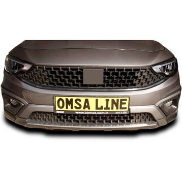 Omsa Fiat Egea Cross 2020 ve Sonrası Krom Ön Tampon Alt Çıta