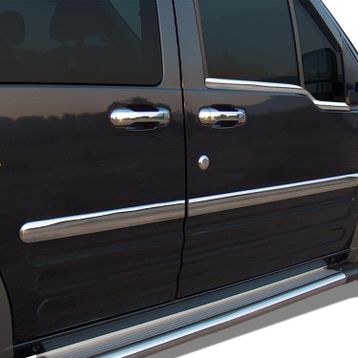 Omsa Ford Connect 2002-2009 Arası Krom 4 Parça Yan Kapı Çıtası