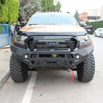 Omsa Ford Ranger Dakar 2011-2015 Arası Sensörlü Çelik Ön Tampon