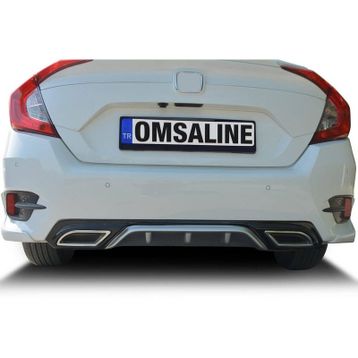 Omsa Honda Civic FC5 Arka Çift Renk 2016-2021 Arası Difüzör
