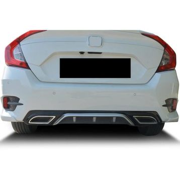 Omsa Honda Civic FC5 Arka Çift Renk 2016-2021 Arası Difüzör