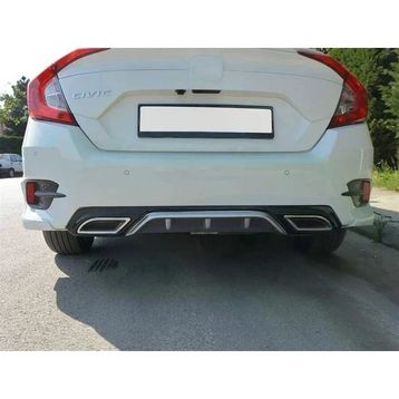Omsa Honda Civic FC5 Arka Çift Renk 2016-2021 Arası Difüzör
