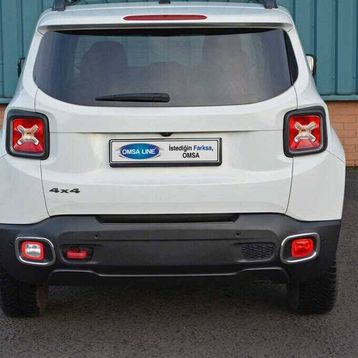 Omsa Jeep Renegade Krom 2 Parça 2014 ve Sonrası Reflektör Çerçevesi