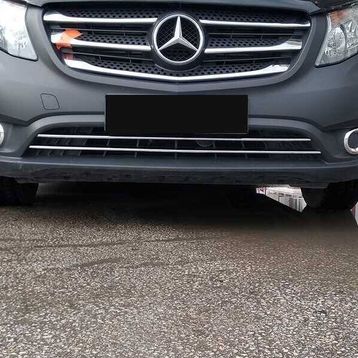 Omsa Mercedes Vito W447 2014 ve Sonrası Krom Ön Tampon Çıtası