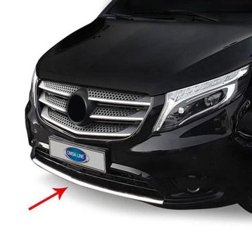 Omsa Mercedes Vito W447 2014 ve Sonrası Krom Ön Tampon Difüzör Çıtası
